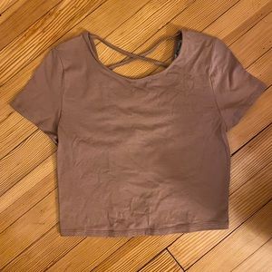 NEW Charlotte Russe Cropped T-Shirt